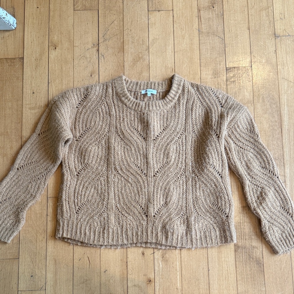 Madewell Textured Tan Sweater
